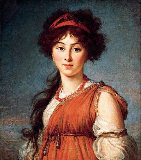 Elisabeth LouiseVigee Lebrun Varvara Ivanovna Narishkine nee Ladomirsky France oil painting art